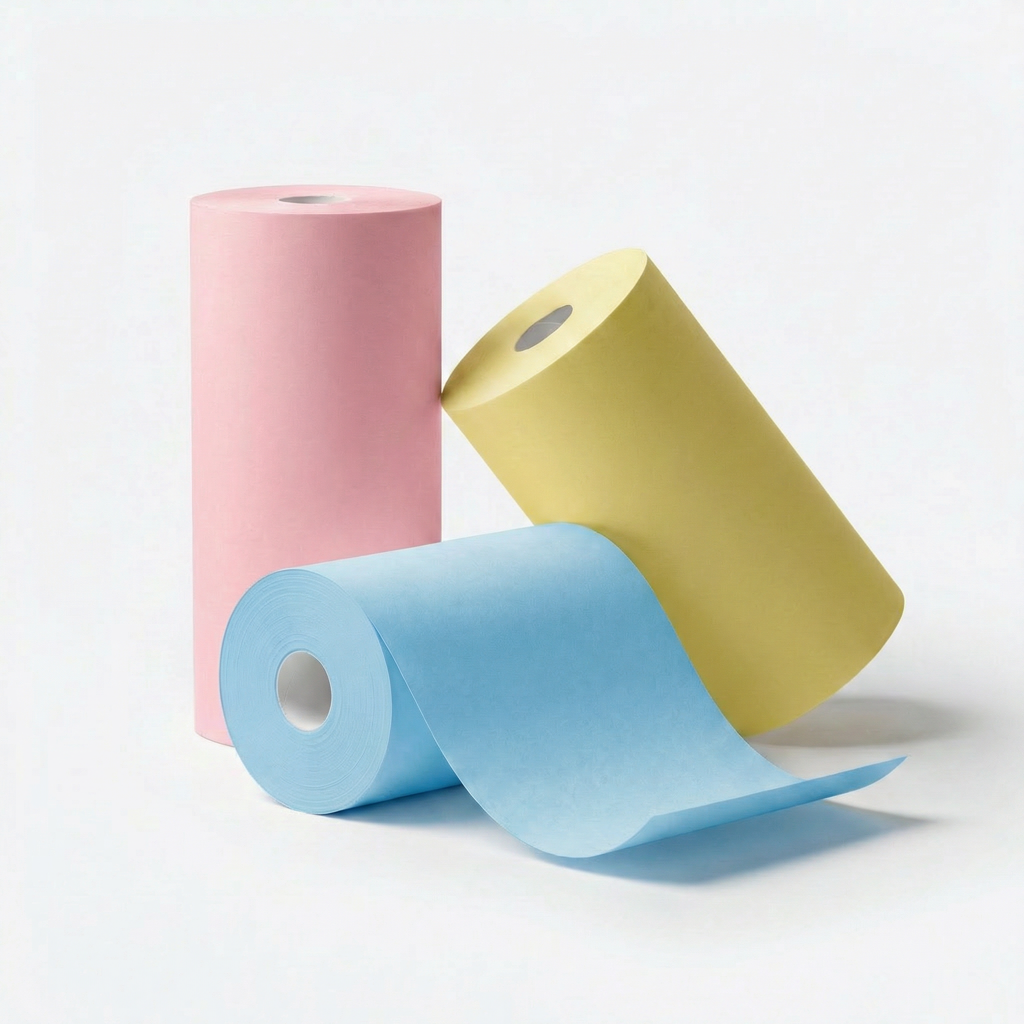 Printbuddy™ 3x färgade pappersrullar