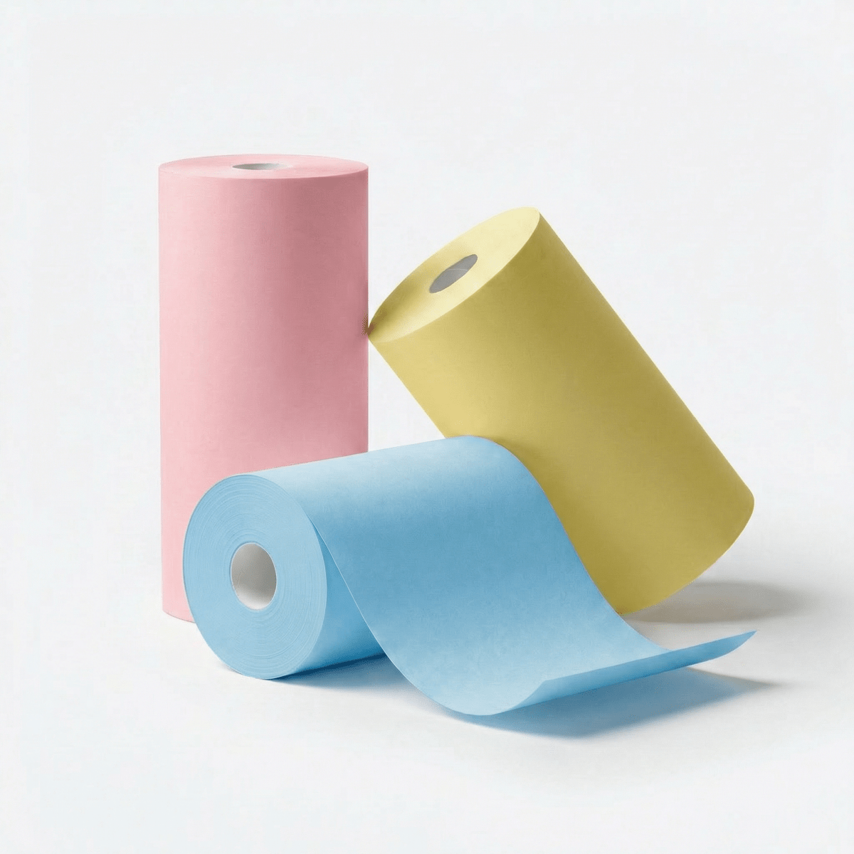 Printbuddy™ 3x colored papperrolls - Printbuddy